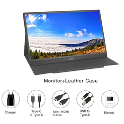 PC Gamer-Ã‰cran Portable LCD 15.6 Pouces, 1920x1080, 60Hz, IPS, Affichage Secondaire Type-C pour Switch, PS4, PS5, Ordinateur Portable small picture n° 6