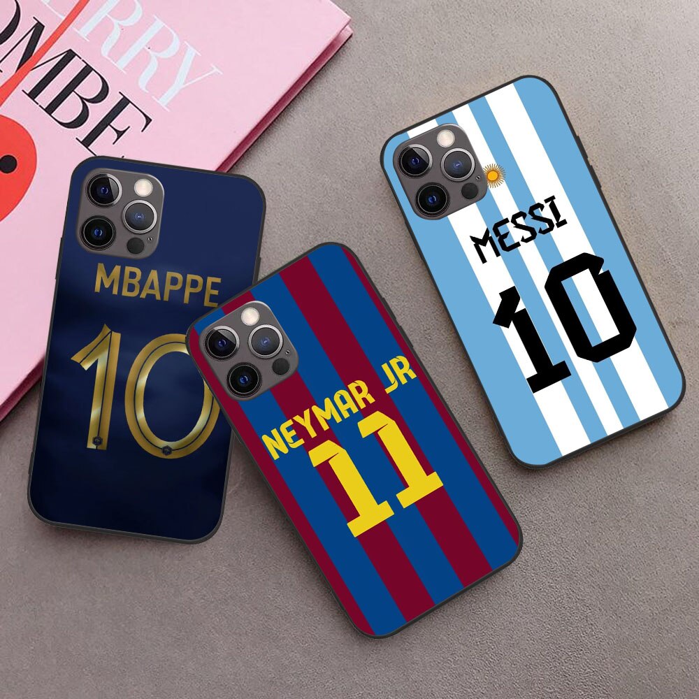 Coque souple de joueur de Football No. 10 7 pour Huawei Mate 20 P20 P30 P40 Y7A Y7 Y9 Y8P Y8S Y9S Lite Pro, KD-83 n° 4