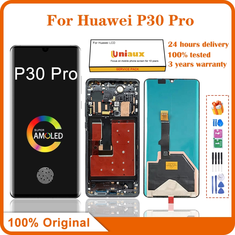 6.47 OLED d'origine pour Huawei P30 Pro LCD VOG-L29 VOG-L09 VOG-L04 Ã©cran tactile HÃ©bergements eur assemblÃ©e pour P30Pro Ã©cran LCD n° 1