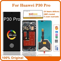 6.47 OLED d'origine pour Huawei P30 Pro LCD VOG-L29 VOG-L09 VOG-L04 Ã©cran tactile HÃ©bergements eur assemblÃ©e pour P30Pro Ã©cran LCD