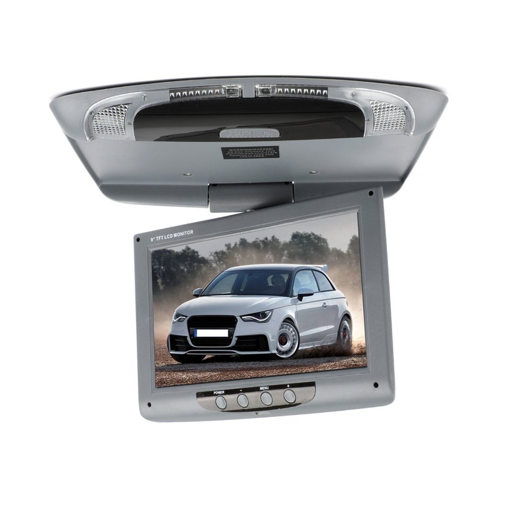 Moniteur de documents LCD pour montage sur toit de voiture, Ã©cran rabattable, limitation aÃ©rienne, vidÃ©o au plafond, affichage, 9 pouces, 800x480 n° 4