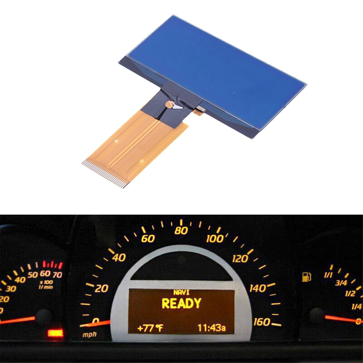 Ã‰cran LCD de Voiture pour Mercedes Benz, Pixel TingCluster, W203, Classe C, C200, C230, C240, C260, C320, 2000-2007 n° 3