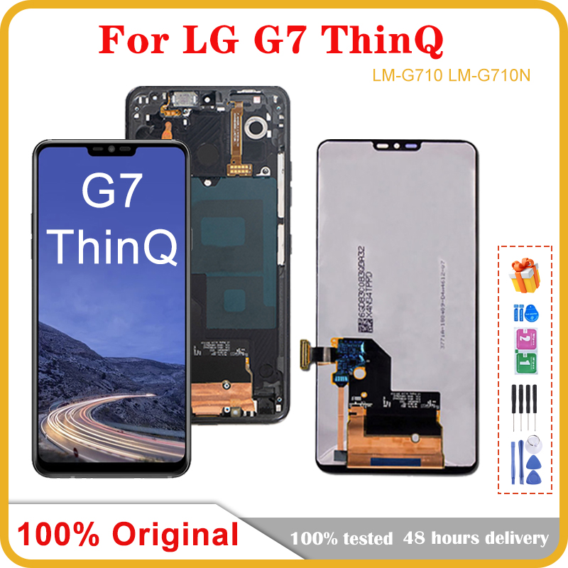 Ã‰cran tactile LCD d'origine pour LG G7 ThinQ, HÃ©bergements eur d'assemblage, GAndalousie G710EM G710PM, 6.1 pouces n° 1