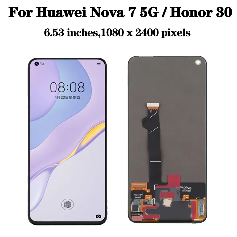 Ensemble Ã©cran tactile Lcd, 6.53 pouces, pour Huawei Nova 7 Nova7 Honor 30 Honor 30, Original n° 2