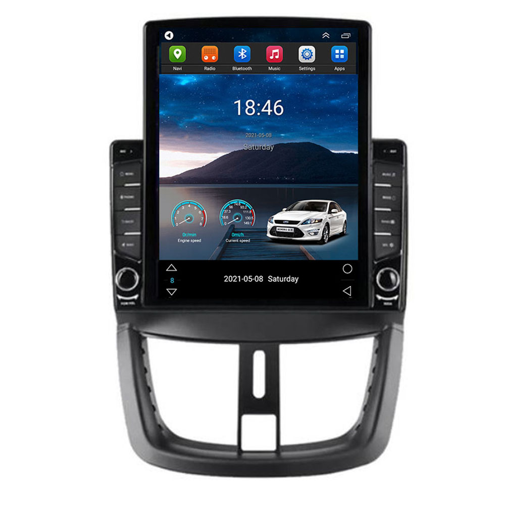 Autoradio Android 12, Navigation GPS, StÃ©rÃ©o, Carplay, DSP, CamÃ©ra, Lecteur VidÃ©o, 2 Din, pour Voiture KIT 207, 207CC (2006-2035) n° 2