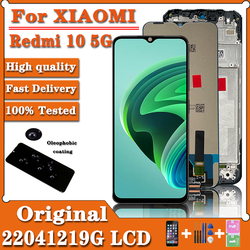 Ã‰cran tactile LCD d'origine avec cadre, 6.5 AAA +, Xiaomi Redmi 10 5G 2041219G 22041219 small picture n° 1