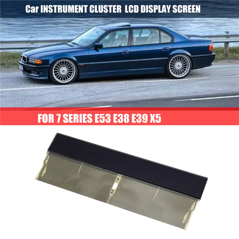 Ã‰cran LCD de voiture pour BMW SÃ©rie 7, E53, E38, E39, X5, Mid Radio TingCluster, CÃ¢ble ruban n° 5