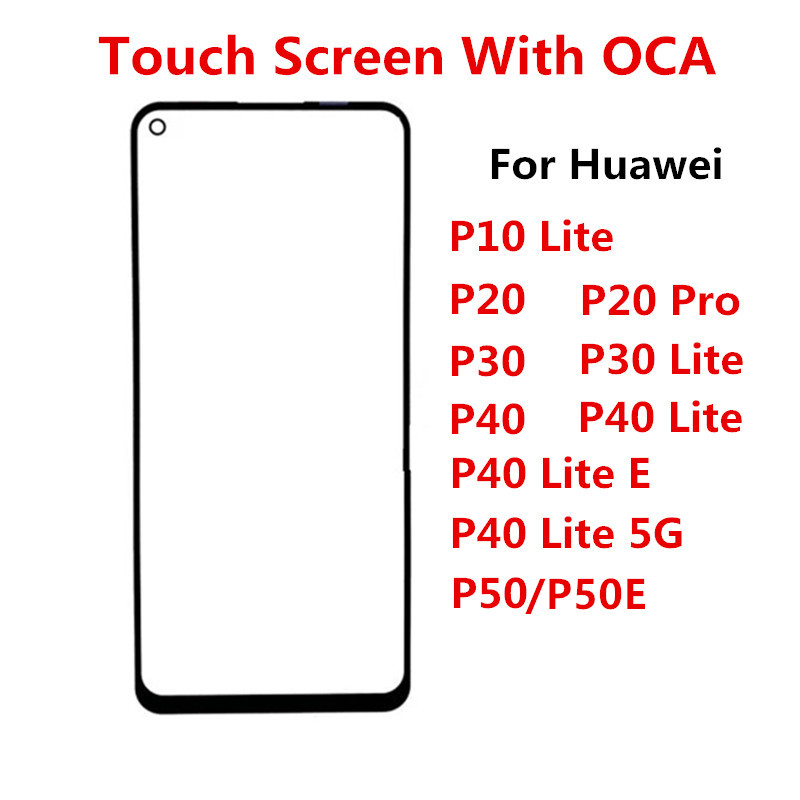 Ã‰cran tactile extÃ©rieur de remplacement pour Huawei, piÃ¨ce de rechange pour P50 P10 P20 Pro P30 P40 Lite E 4G 5G n° 1