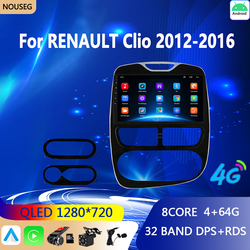 Autoradio Android Carplay pour Renault Clio 4 2012-2016, 4G, Limitation de la voiture, GPS, 2 Din