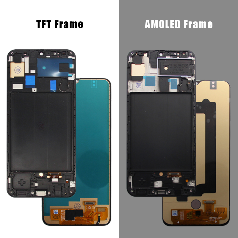 Ã‰cran AMOLED pour Samsung A50 LCD SM-A505 LCD Ã©cran tactile HÃ©bergements eur avec cadre pour Samsung Galaxy A50 lWind n° 4