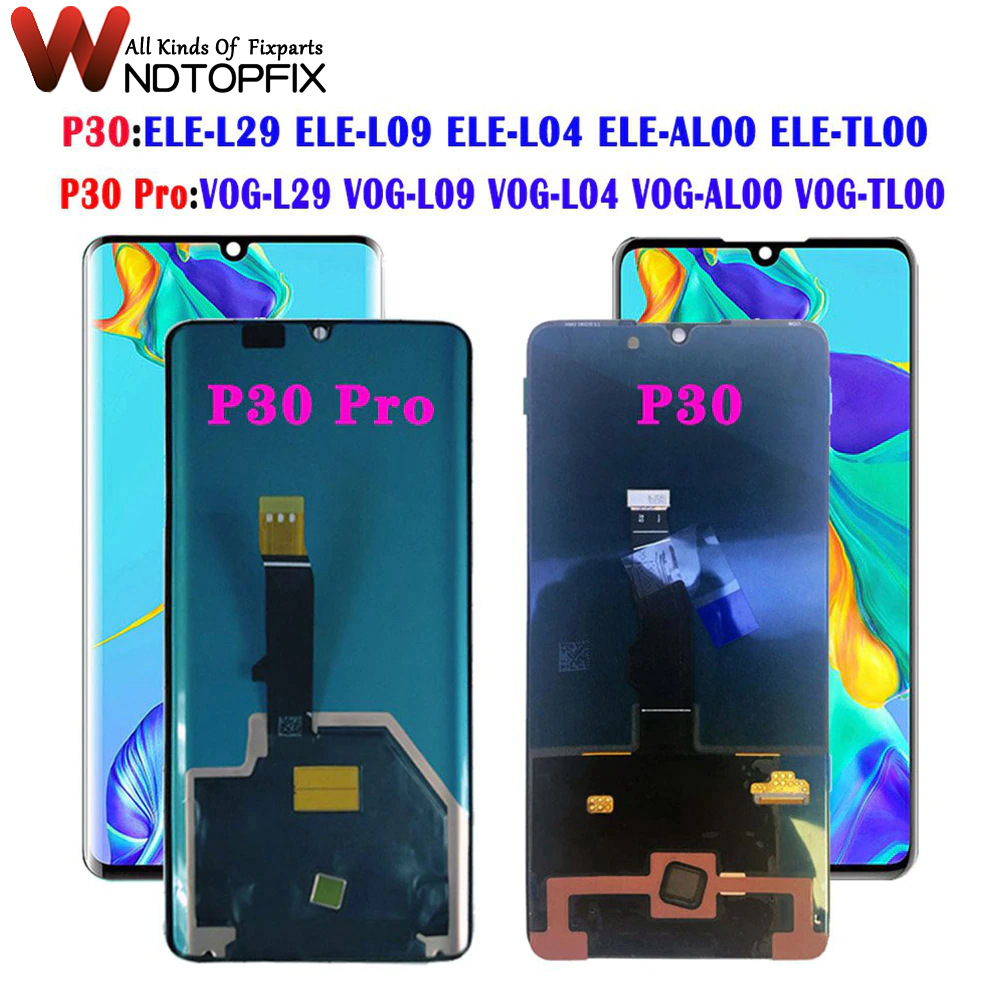 Ã‰cran tactile LCD de remplacement, pour Huawei P30 Pro, ELE L09 L29, pour Huawei P30 VOG L04 L09 L29 n° 1