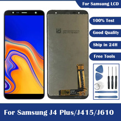 100% Test Pour Samsung J4 + J415 SM-J415F J415G J415JoyLCD Ã‰cran LCD Remplacement Pour Galaxy J4 Plus J610 J6 Ã‰cran LCD small picture n° 1