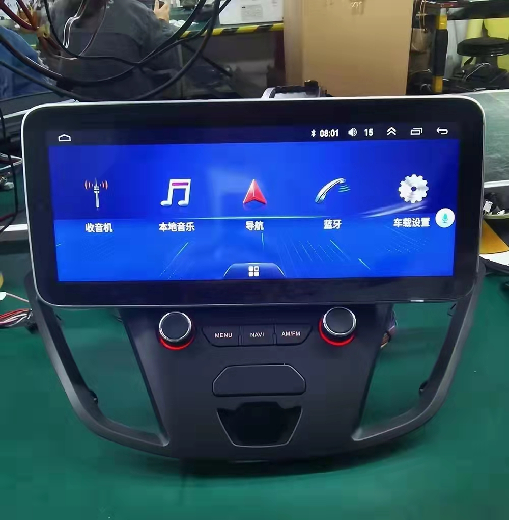 Autoradio Android 11, Ã©cran tactile Super Slim, 128 go ROM, Navigation GPS, lecteur multimÃ©dia stÃ©rÃ©o, pour voiture Ford Transit Custom 2014 n° 2