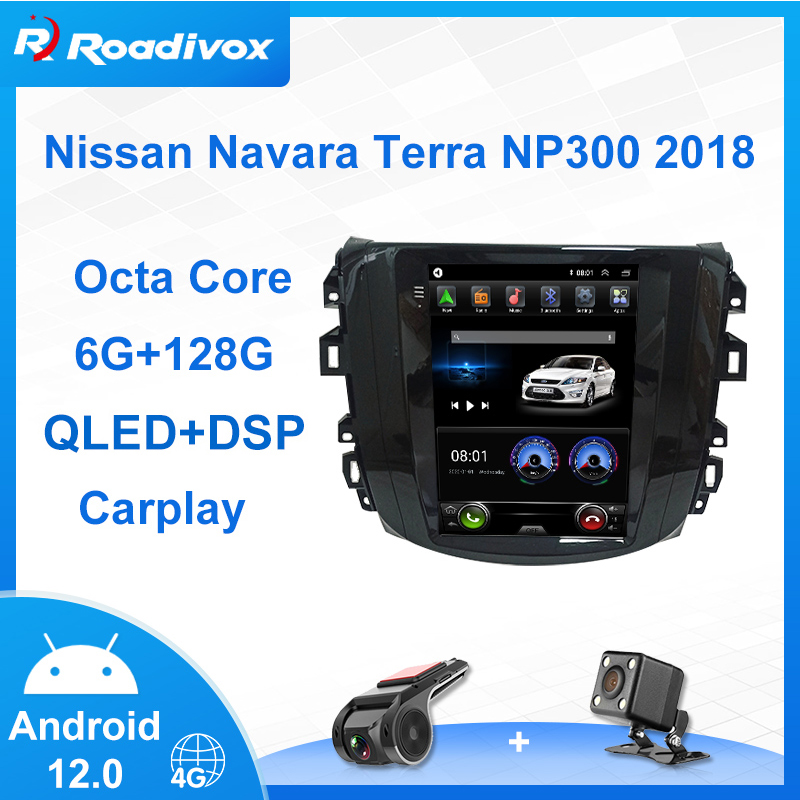 Autoradio Android 12 avec Ã‰cran Vertical de 9.7 Pouces, Navigation GPS, StÃ©rÃ©o, Lecteur de Limitation, pour Nissan Navara Terra NP300 2018 n° 1