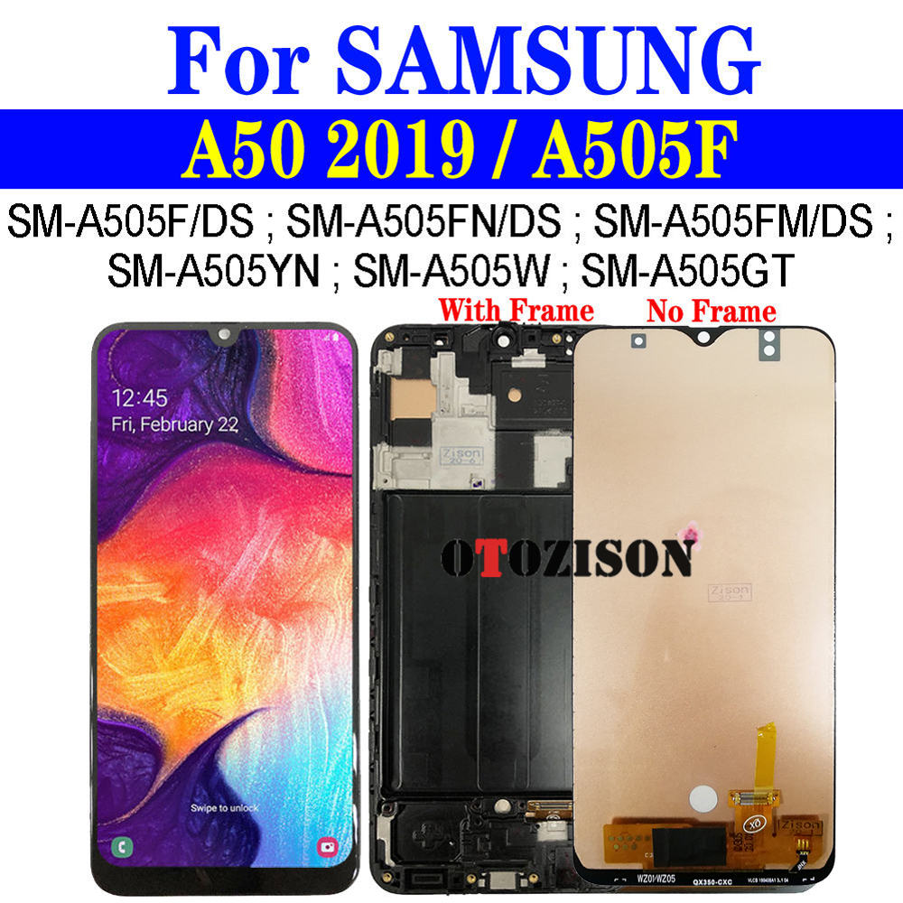 Incell – ensemble écran tactile LCD avec châssis, pour Samsung Galaxy A50 2019 A505FM A505YN A505W n° 1