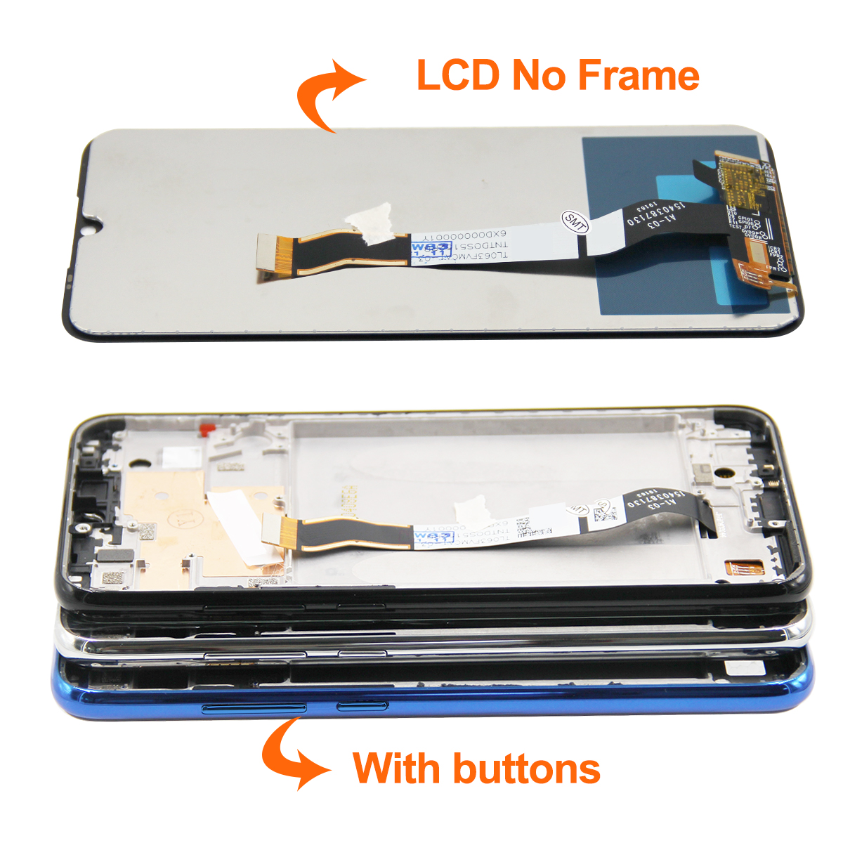 Ã‰cran tactile LCD de remplacement, 6.3 pouces, pour Xiaomi Redmi Note 8 M1908C3JH, M1908C3JG, original n° 3