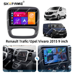 SKYFAcloser-Adaptateur de Fascia de cadre de voiture, boÃ®te Canbus, dÃ©codeur, tableau de bord radio Android, kit de panneau de montage pour Renault Trafic 3, Opel Vivaro B small picture n° 6