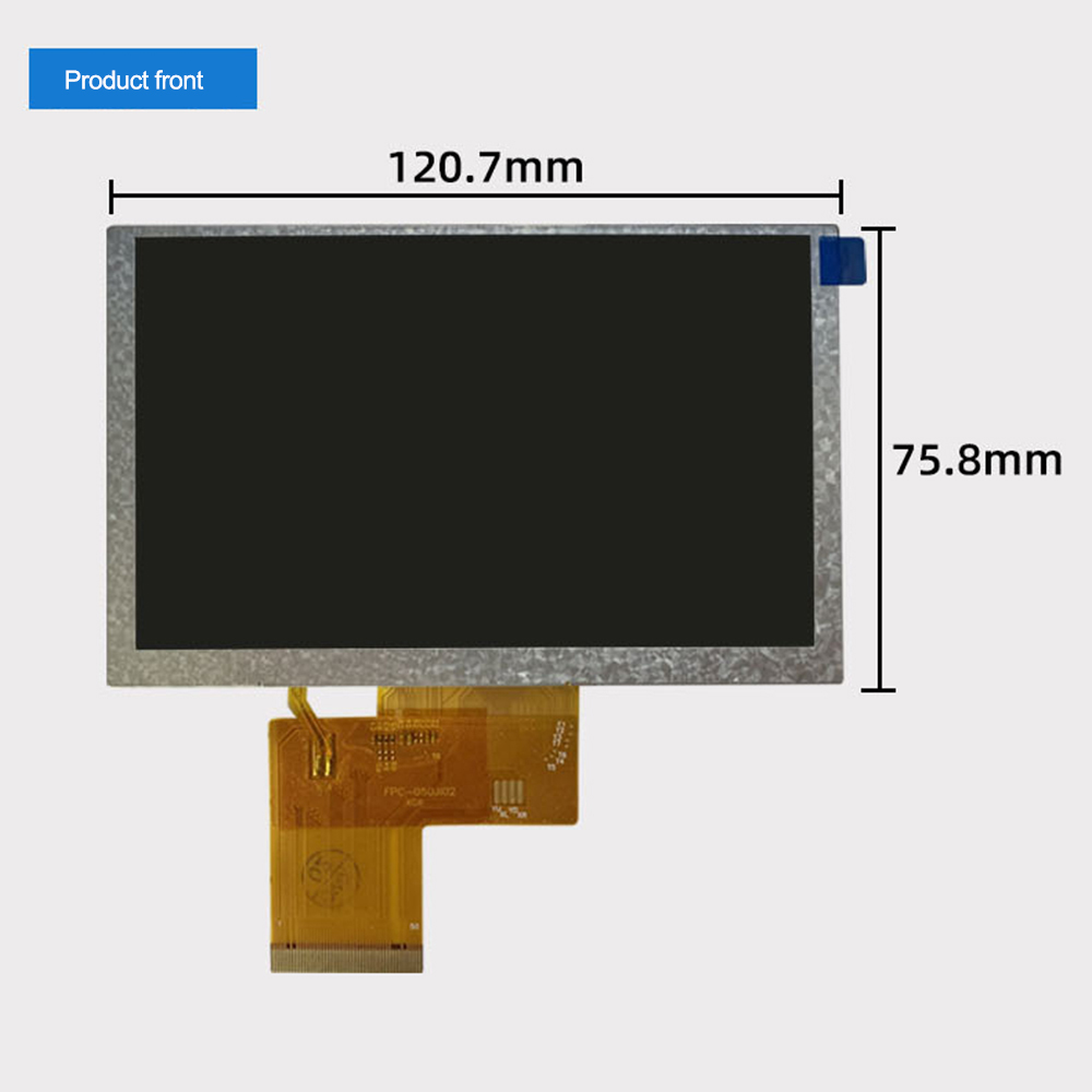 Ã‰cran LCD TFT IPS de 5 Pouces, Wild Tech RGB, exposÃ©e HD 800x480, 50 Broches, 800:1 AbonnÃ©s n° 2