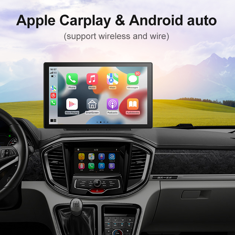 Autoradio Carplay Android Auto, Ã©cran tactile HD, camÃ©ra de recul pour camion, entrÃ©e DVR USB, Bluetooth, lecteur MP5, 9 pouces n° 2