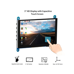 MÃ¼nrow-Ã‰cran Tactile Portable de 5 Pouces, Compatible HDMI, Puzzles 800x480, Affichage LCD, Raspberry Pi 4 small picture n° 4