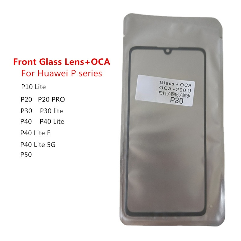 Ã‰cran tactile LCD avec lentille avant en verre, piÃ¨ces de rechange pour Huawei P10 P20 Pro P30 P40 Lite E 4G 5G n° 1