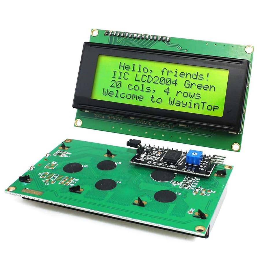 Hosp2004 + I2C LCD Display Tech, 20x4, rick, 2004A, HD44780, IIC, I2C, Adaptateur petsÃ©rie, Ã‰cran bleu et vert pour Ardu37 n° 2