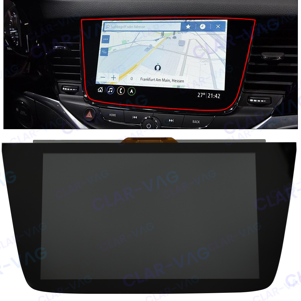 Ensemble écran tactile LCD pour Opel Astra K OEM 8 pouces DVD de voiture navigation GPS LQ080Y5DZ06 LQ080Y5DZ10 n° 2