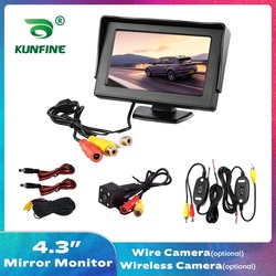 Ã‰cran LCD TFT sans fil pour voiture, 4.3 , camÃ©ra de recul, vue arriÃ¨re HD, camÃ©ra de recul, Ã©cran TV, Wi-Fi, style de voiture small picture n° 1