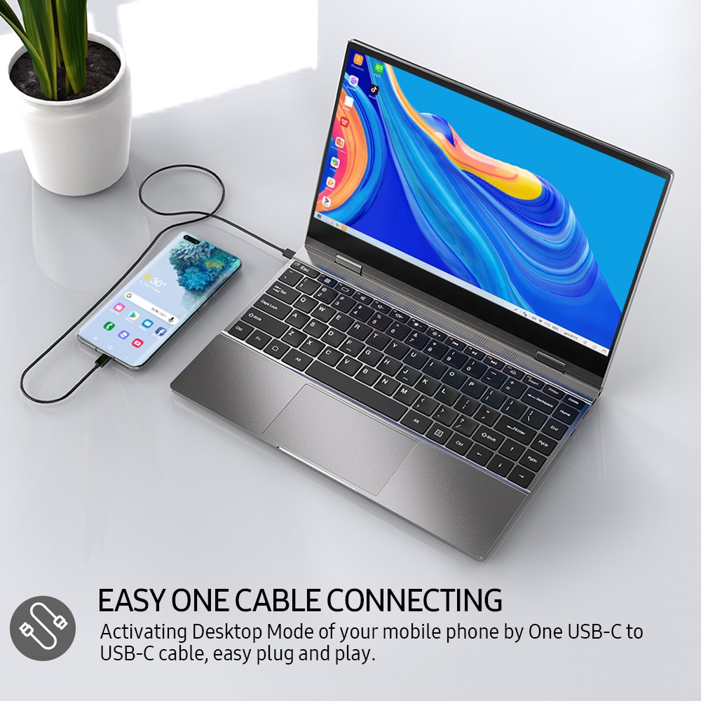 Moniteur portable aste X, Ã©cran tactile, clavier 13.3, batterie, station d'accueil pour Ã©cran de tÃ©lÃ©phone portable, Dex Display, nouveau n° 2