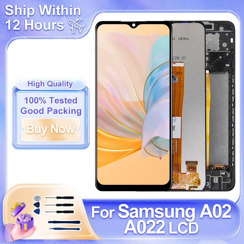 Original pour Samsung Galaxy A02 LCD Ã©cran SM-A022 Ã©cran tactile HÃ©bergements eur pour Samsung SM-A022F/DS SM-A022G/DS piÃ¨ces de rechange n° 1