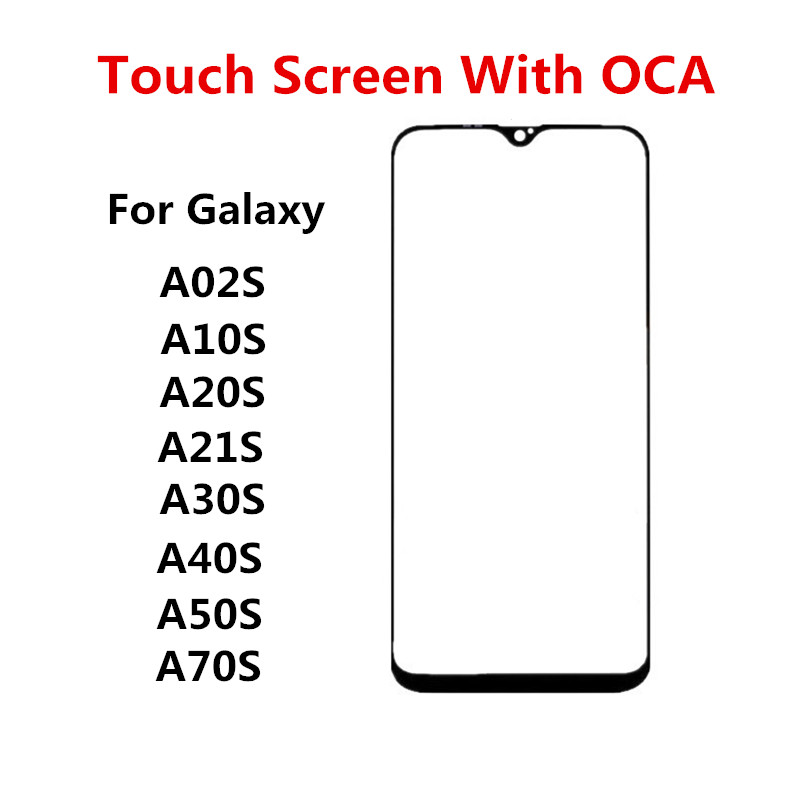 Ã‰cran tactile LCD pour Samsung Galaxy, pour modÃ¨les A02S, A10S, A20S, A21S, A30S, A40S, A50S, A70S, piÃ¨ces de rechange en verre, OCA n° 2