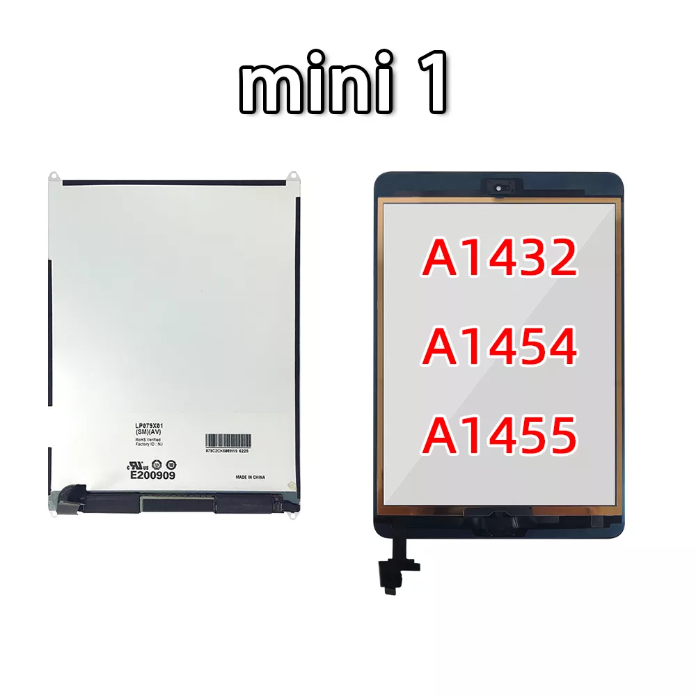 Ã‰cran tactile LCD 100% testÃ© pour Apple iPad, modÃ¨les Mini1, Mini2, Mini3, A1432, A1454, A1455, A1489, A1490, A1491, A1600, A1601 n° 2