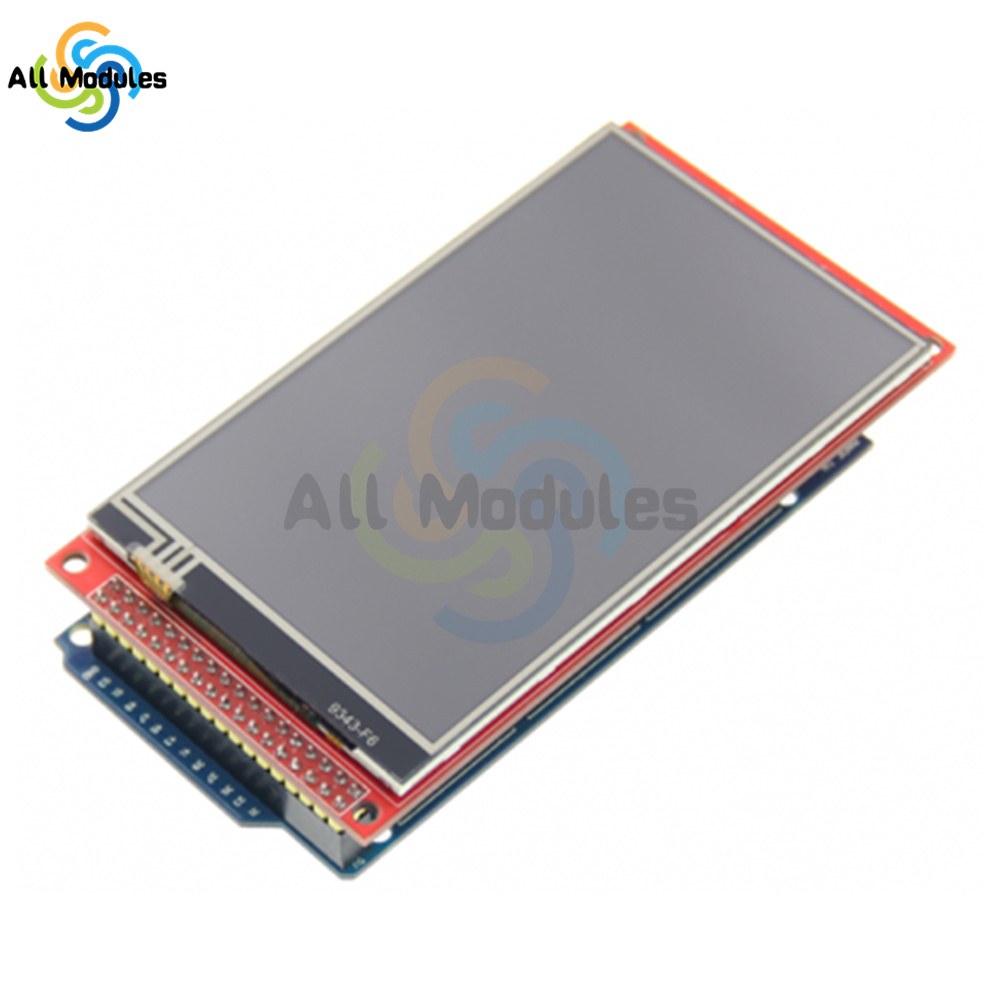 Ã‰cran Tactile LCD Couleur TFT de 4.0 Pouces, Technologie 800x480, XP12046 Touch IC 5V NT35ouvriers, Prise en Charge d'Ardu37Mega2560 en Ligne n° 5