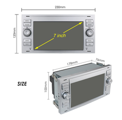 Autoradio 32G Android 12 pour Ford Mondeo S-max Focus C-MAX Galaxy Kuga Fi.C. ATIC ktallergique Auto StÃ©rÃ©o Audio GPS 2DIN small picture n° 5