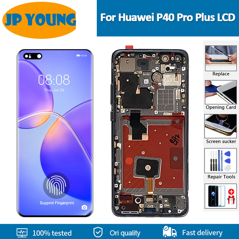Écran d'affichage LCD d'origine pour Huawei P40 Pro Plus avec cadre P40 Pro + LCDELS-N39 ELS-AN10 pièces d'affichage à écran tactile 6.58 n° 1