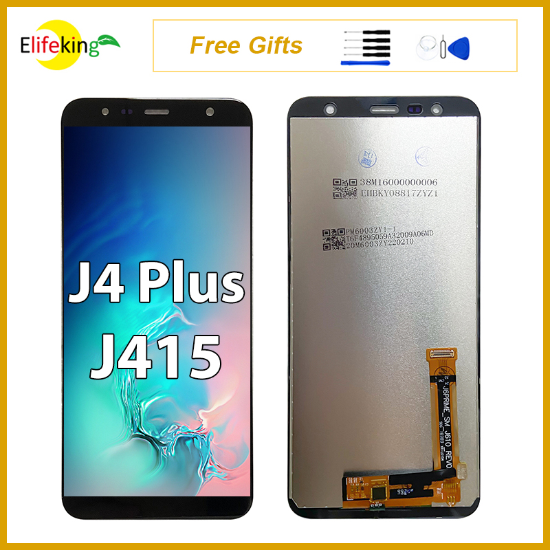 6 LCD pour Samsung J4 Plus J415 Ã‰cran D'affichage SM-J415F J415JoyTouch Panneau Digitizer AssemblÃ©e Pantalla Remplacement TÃ©lÃ©phone RÃ©paration n° 1