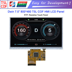 Dwin â€“ Ã©cran tactile Intelligent T5L HMI, Module LCD 7.0 800X480 COF UART, Ã©cran tactile rÃ©sistif small picture n° 2