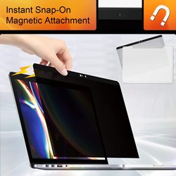 Ã‰cran de confidentialitÃ© pour ordinateur portable, Macbook Pro 13 , 2016-2022, Dallas M2, filtre anti-lumiÃ¨re bleue et anti-absorbe ouissement magnÃ©tique avec couvercle d'appareil photo small picture n° 3