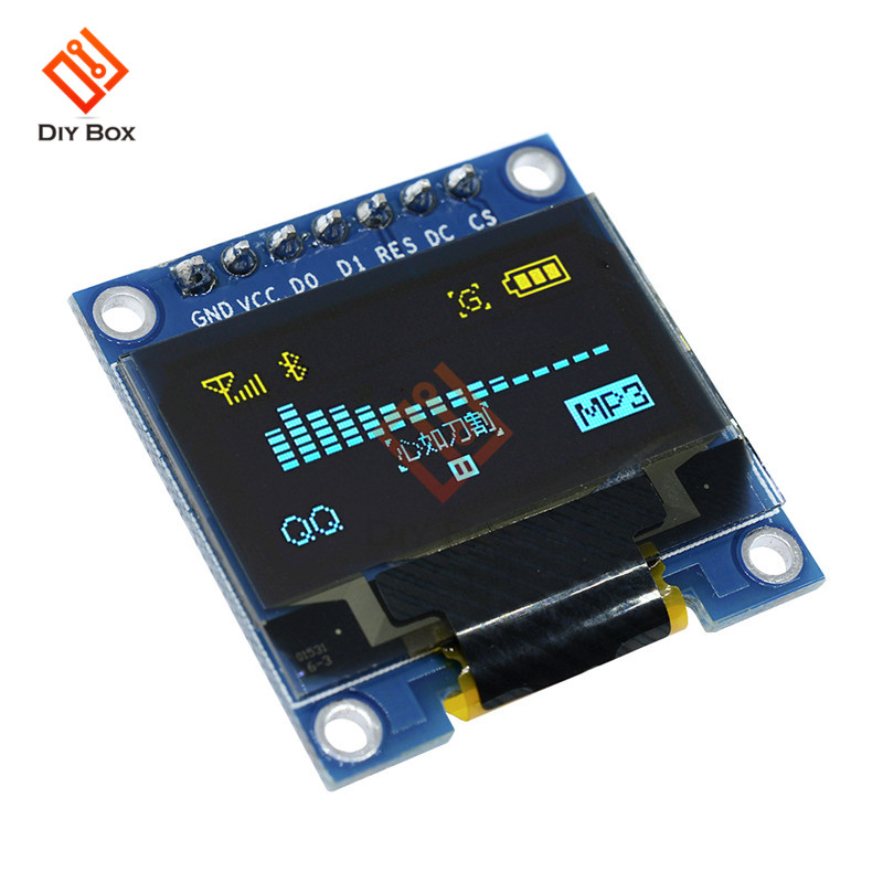 Carte d'Ã©cran LCD OLED pour Ardu37, 0.96 pouces, I2C, IIC, Ã©ventuelles I, 128x64, STM32, CSR, 12864, GND, VCC, SCL, SDA, 7 broches DC, 3-5V n° 1