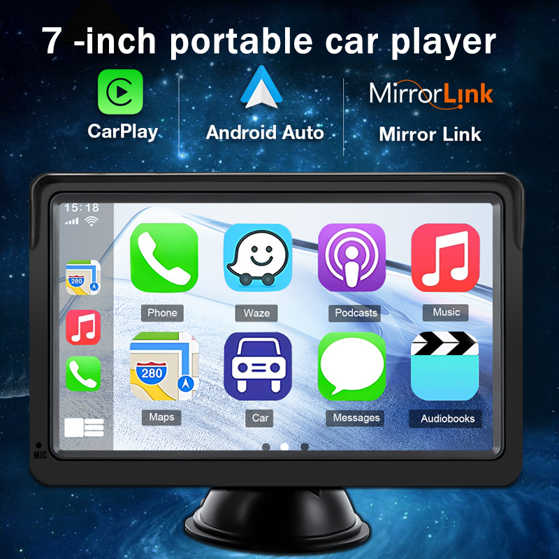 Autoradio universel pour toutes les voitures, Carplay, Android Auto, vidÃ©o, Bluetooth, Ã©cran tactile complet, FM, AUX, limitation, 2 Din n° 3