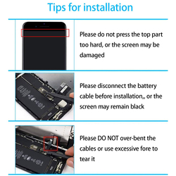 Bloc Ã©cran tactile LCD de remplacement, avec camÃ©ra frontale et rÃ©cepteur de tÃ©lÃ©phone, pour iPhone 8 7 6S 6 Plus small picture n° 4