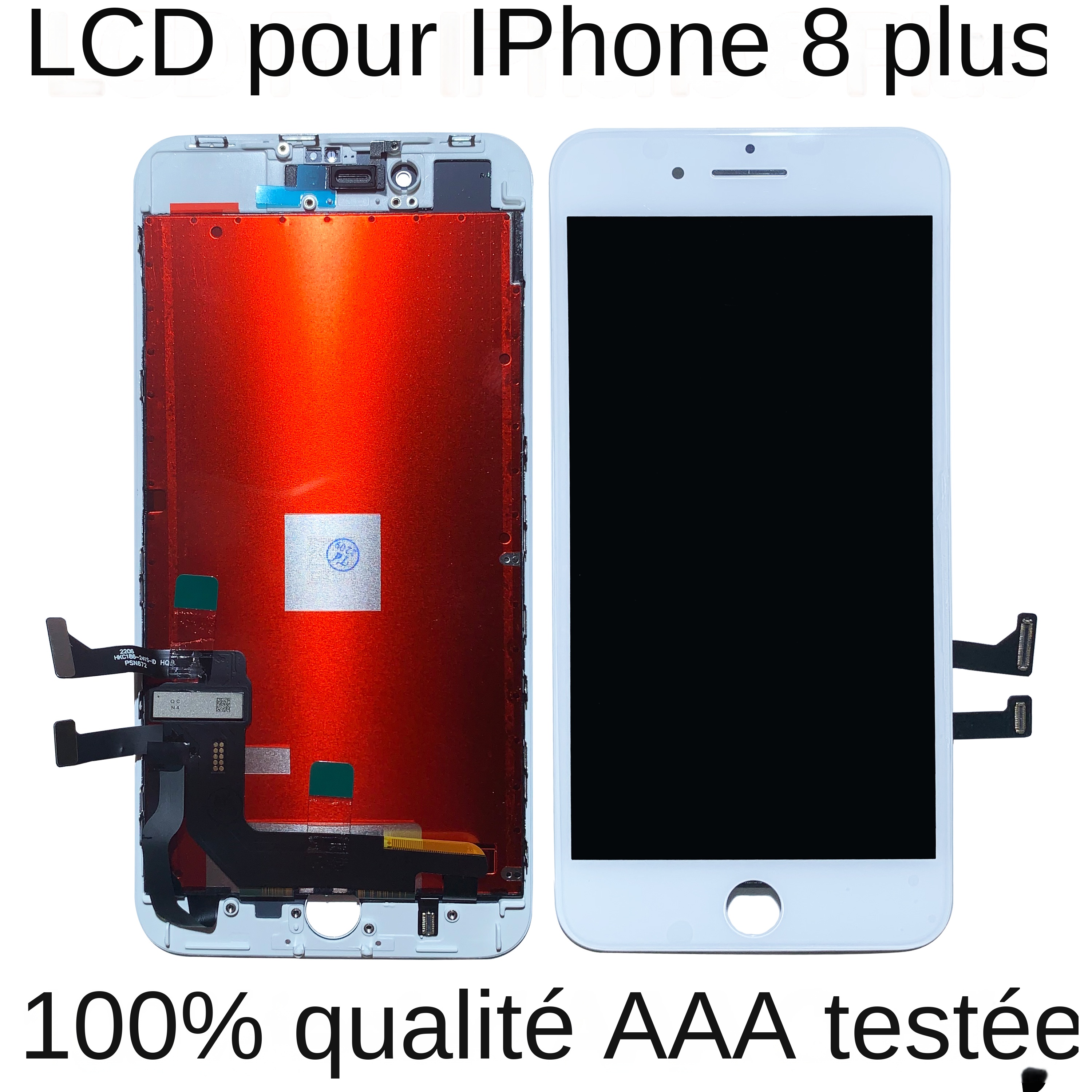 Bloc Ã©cran tactile LCD de remplacement, qualitÃ© AAA, pour Iphone 8 plus, prix d'usine n° 1