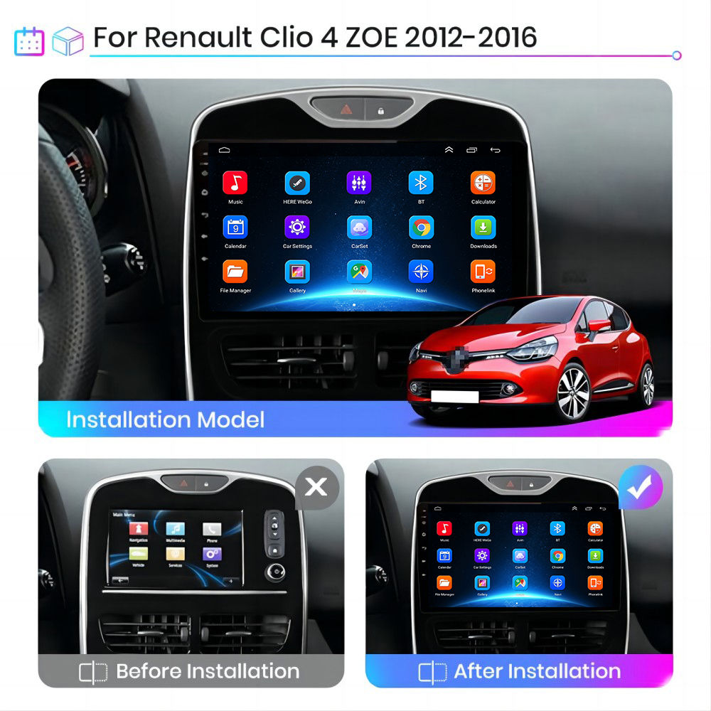 Autoradio Android pour Renault Clio 4 (2012-2016), Navigation GPS, DSP, Lecteur Audio/VidÃ©o StÃ©rÃ©o, 2Din n° 2