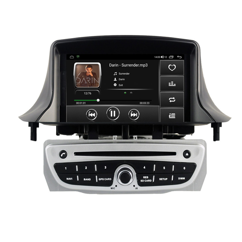 Autoradio Android avec Navigation GPS, Lecteur DVD, 2 Din, Limitation StÃ©rÃ©o, UnitÃ© Cam, pour Renault Megane 3 Fluence 2009 - 2015 n° 5