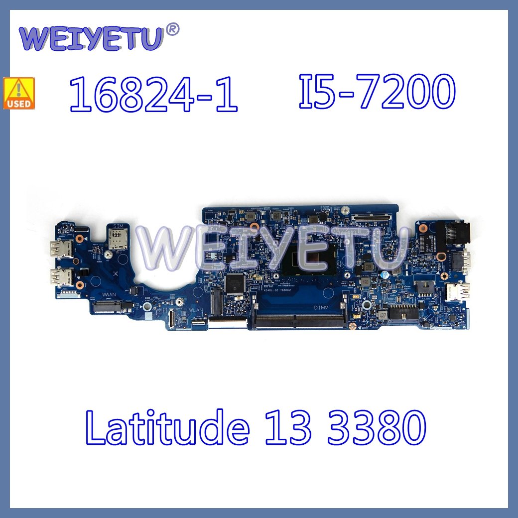 16824-1 Avec i3-6006U i5-7200U CPU Ordinateur Portable Carte MÃ¨re Pour Dell Latitude 3380 Ordinateur Portable Carte MÃ¨re CN-066FRK 063JCX TestÃ© OK n° 1