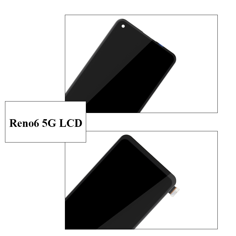 Bloc Ã©cran tactile LCD sans cadre, pour Oppo Reno6 5G PEQM00 CPH2251, original, 6.43 n° 4