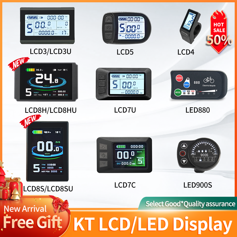 Ã‰cran LCD LED KT Dsiplay pour vÃ©lo Ã©lectrique, kit d'affichage LED pour vÃ©lo Ã©lectrique, 24V, 36V, 48V, 72V, hospit3, hospit5, hospit8H, 880 n° 1