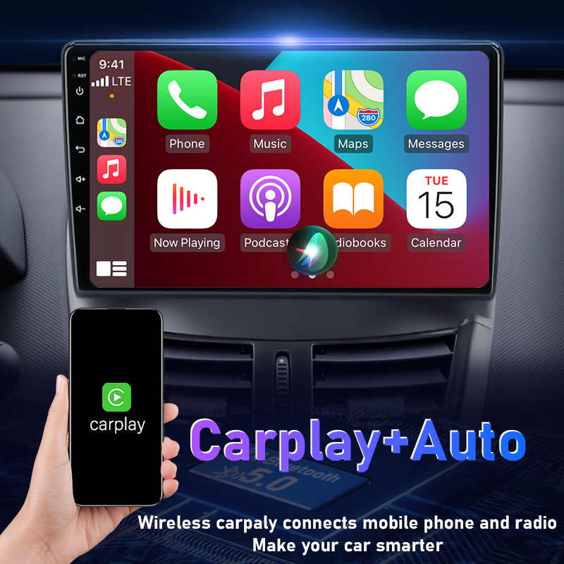 Autoradio Android 11, Navigation GPS, Carplay, Lecteur VidÃ©o, StÃ©rÃ©o, DVD, Ã‰cran IPS, 2Din, pour Voiture, 207 CC, 207CC (2006-2015) n° 3