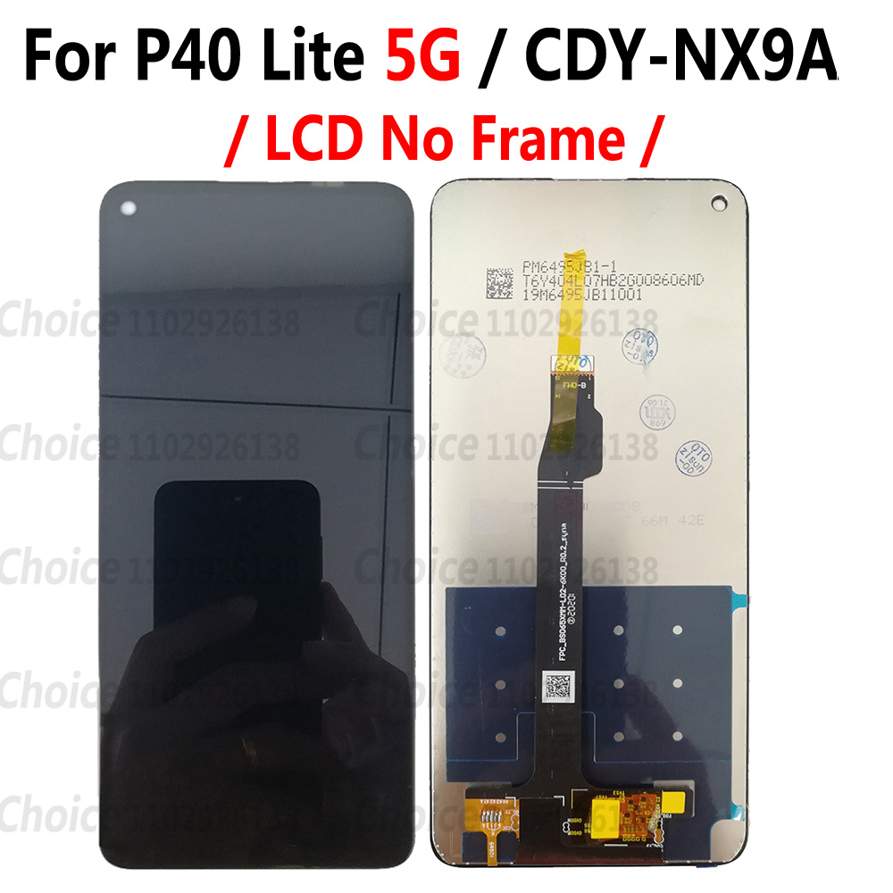 6.5  LCD avec cadre pour Huawei P40 lite 5G CDY-NX9A Ã©cran d'affichage Ã©cran tactile numÃ©riseur assemblÃ©e remplacement P40lite 5g affichage n° 4