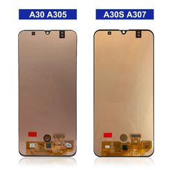 6.4 Super AMOLED Pour Samsung galla.com A30 LCD SM-A30 A305 Ã‰cran Tactile Digitizer Pour Samsung A30S A307F LCD Partie D'assemblage small picture n° 2